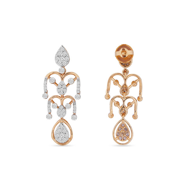 Tanishq 18KT Diamond Necklace Set for Women 6
