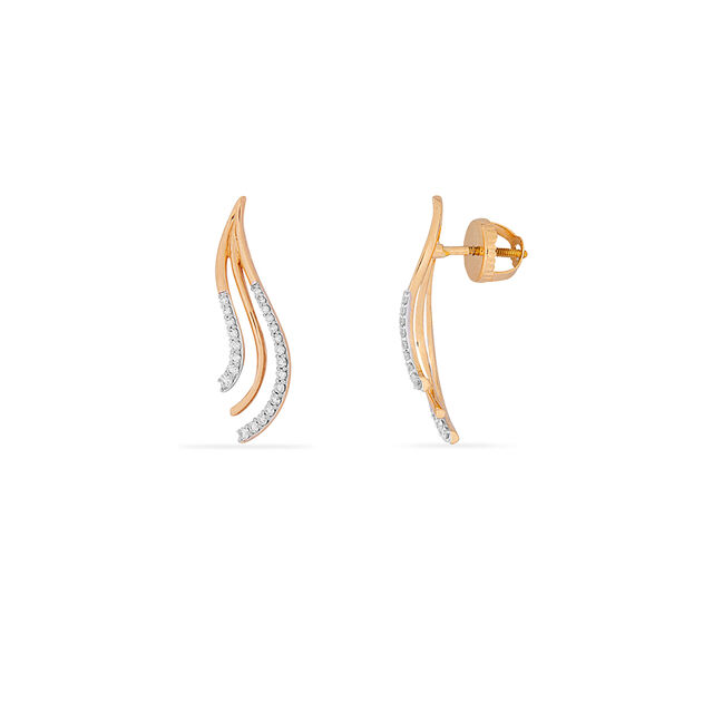 Tanishq 18KT Diamond Necklace Set for Women 5