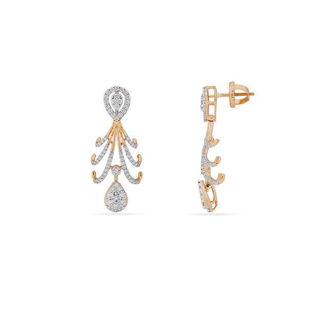 Tanishq 18KT Diamond Necklace Set for Women 5