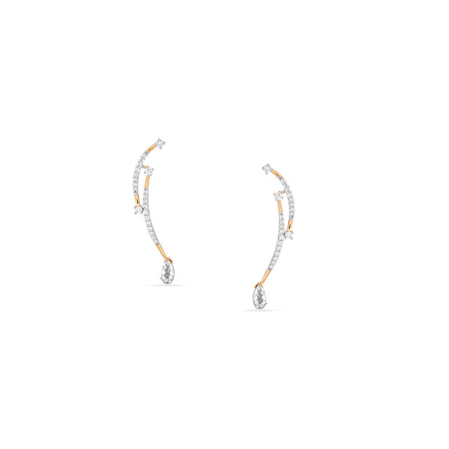 Tanishq 18KT Diamond Necklace Set for Women 5