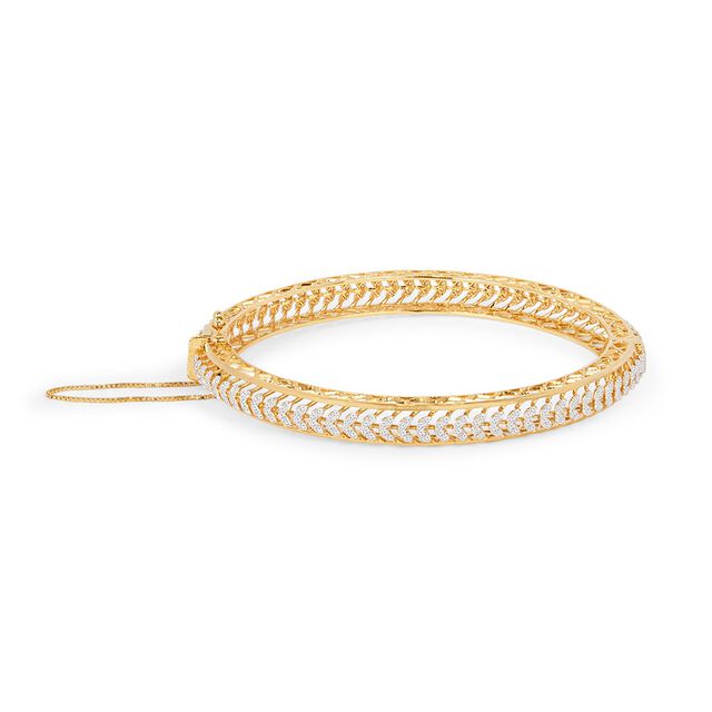 Tanishq 22KT Synthetic Stones Bangle for Women 