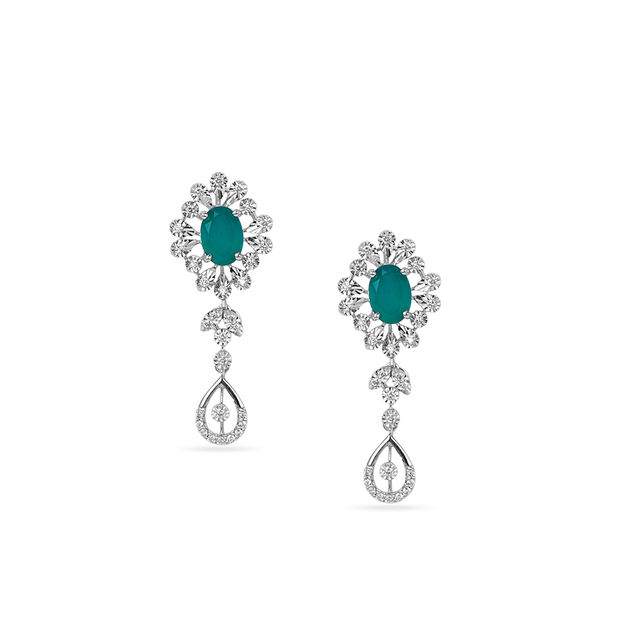 Tanishq 18KT Diamond Necklace Set for Women 3