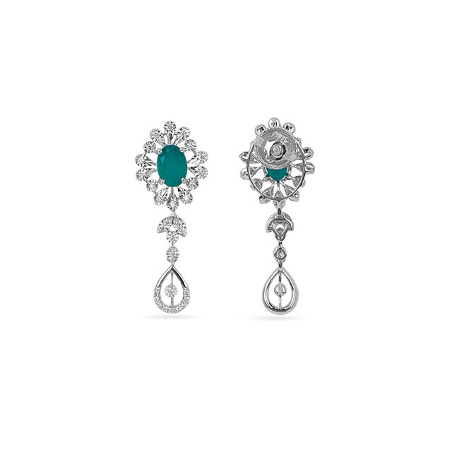 Tanishq 18KT Diamond Necklace Set for Women 4