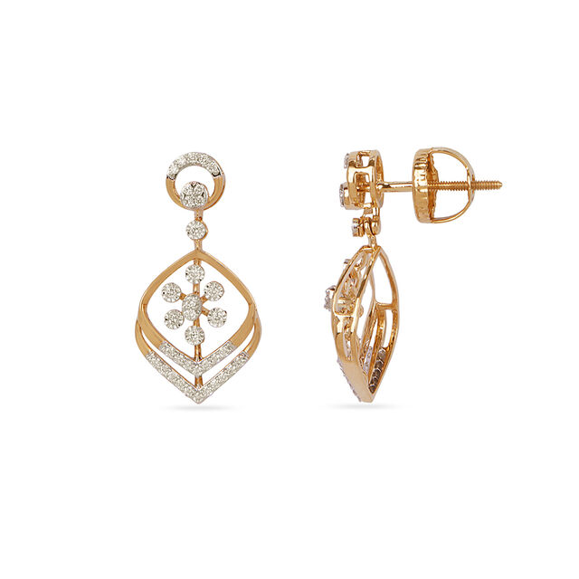 Tanishq 18KT Diamond Necklace Set for Women 5