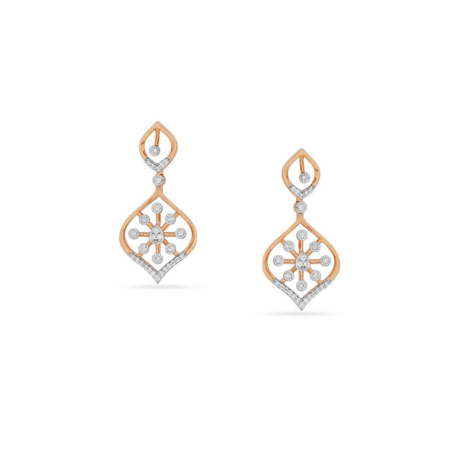 Tanishq 18KT Diamond Necklace Set for Women 4