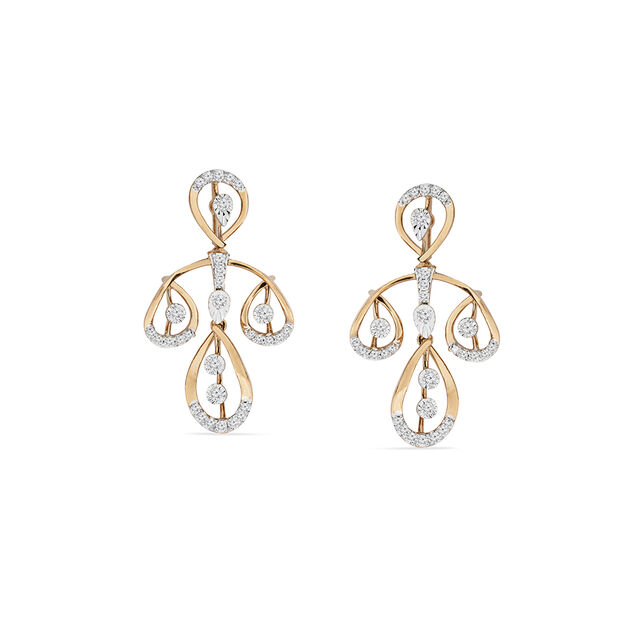 Tanishq 18KT Diamond Necklace Set for Women 3