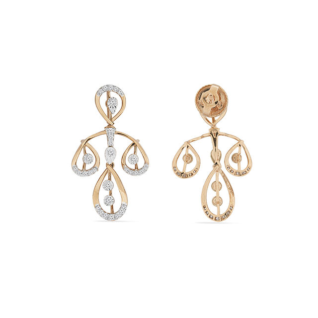 Tanishq 18KT Diamond Necklace Set for Women 4