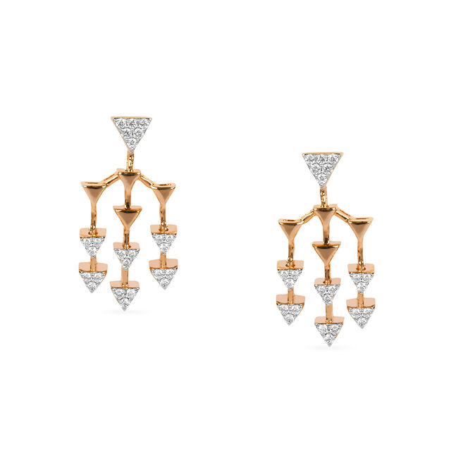 Tanishq 18KT Diamond Necklace Set for Women 2