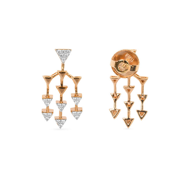 Tanishq 18KT Diamond Necklace Set for Women 3