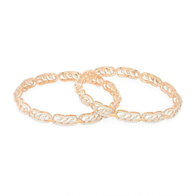 Tanishq 18KT Diamond Bangle for Women 5
