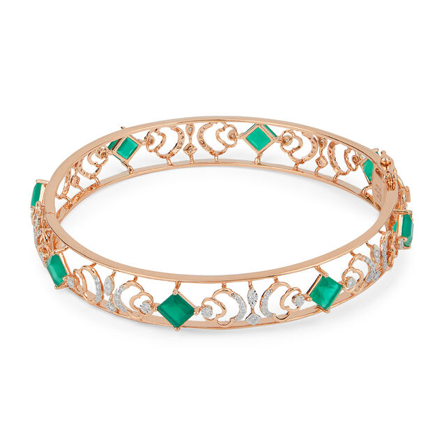Tanishq 18KT Diamond Bangle for Women 