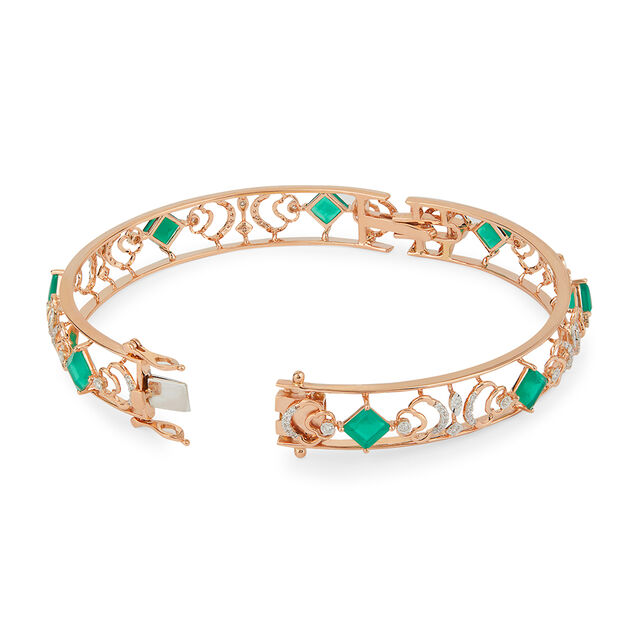 Tanishq 18KT Diamond Bangle for Women 2