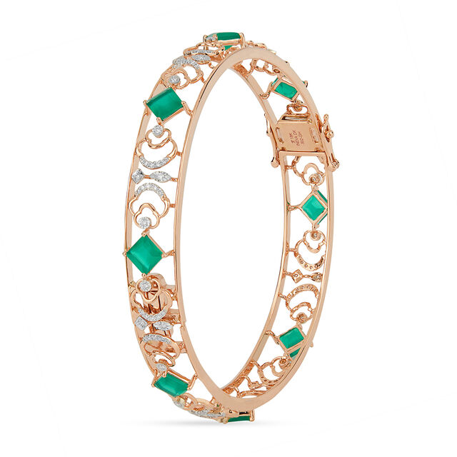 Tanishq 18KT Diamond Bangle for Women 3