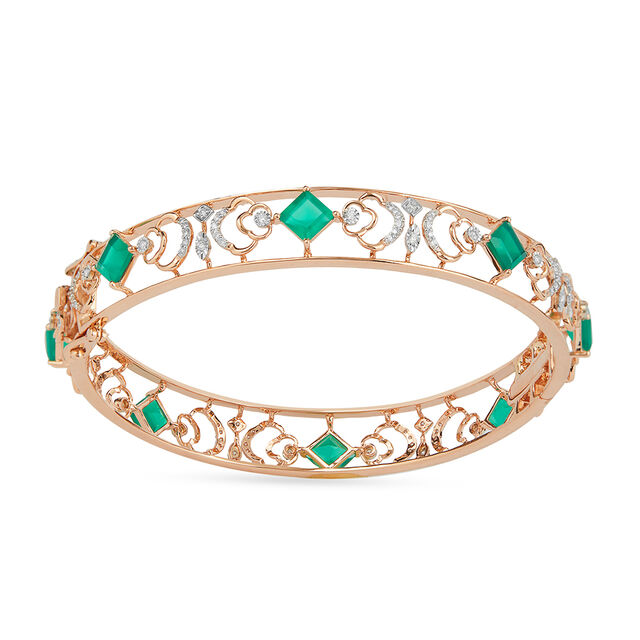 Tanishq 18KT Diamond Bangle for Women 5