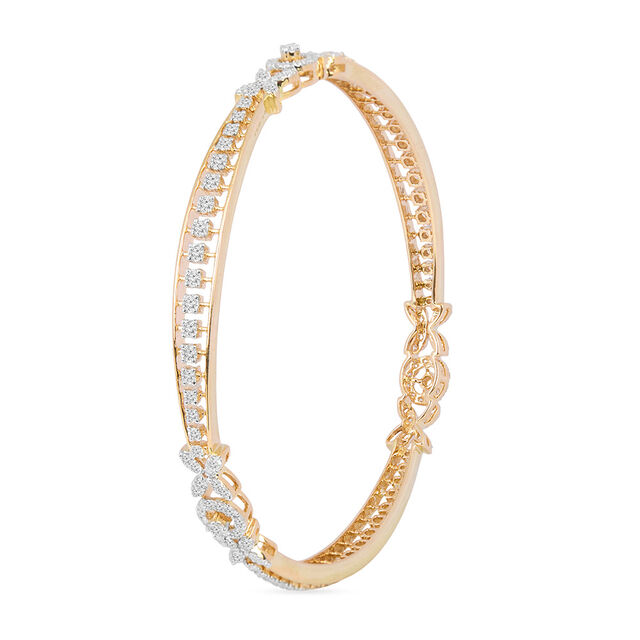 Tanishq 18KT Diamond Bangle for Women 3