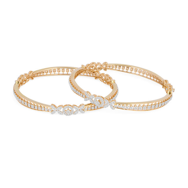 Tanishq 18KT Diamond Bangle for Women 6