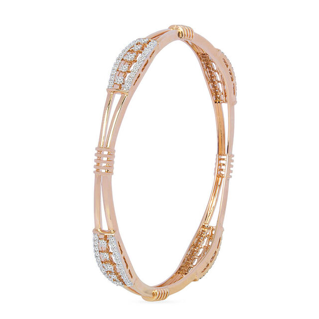 Tanishq 18KT Diamond Bangle for Women 2