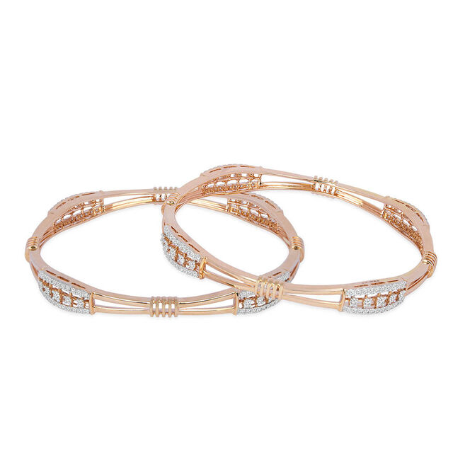 Tanishq 18KT Diamond Bangle for Women 5