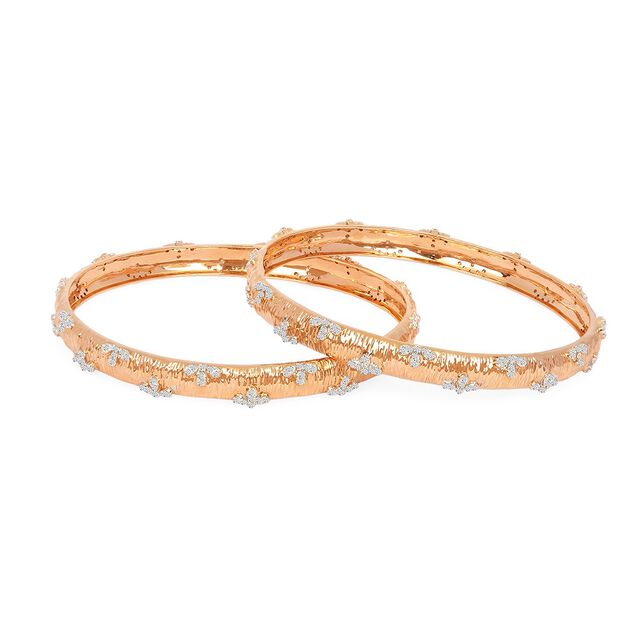 Tanishq 18KT Diamond Bangle for Women 5