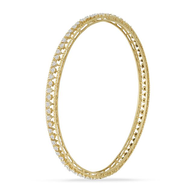 Tanishq 18KT Diamond Bangle for Women 3