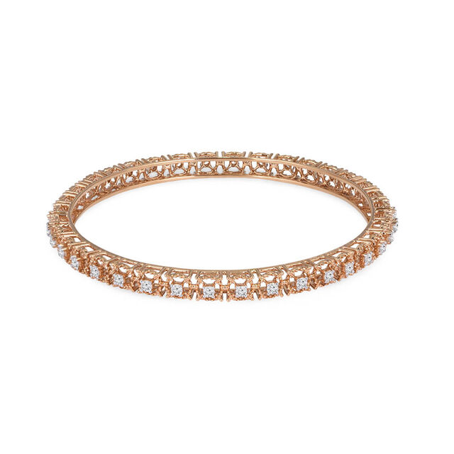 Tanishq 18KT Diamond Bangle for Women 