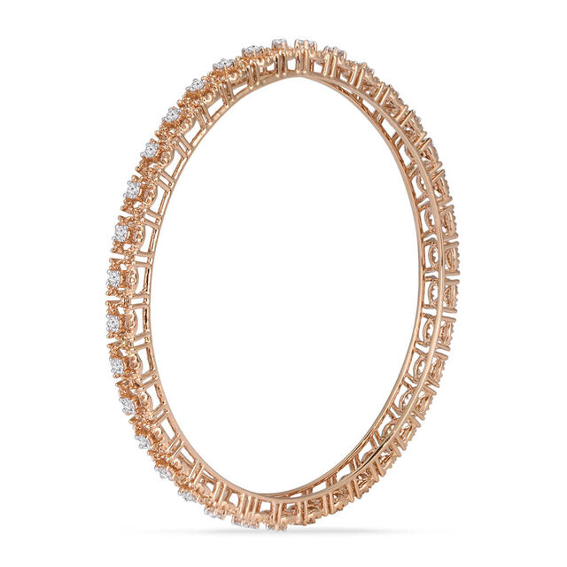 Tanishq 18KT Diamond Bangle for Women 2