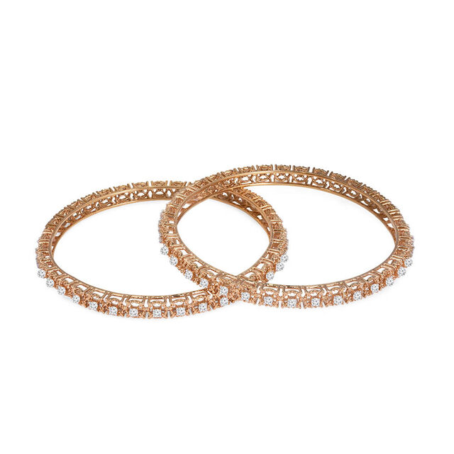 Tanishq 18KT Diamond Bangle for Women 4