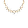 DualTone Diamond Elegance Necklace Set 2