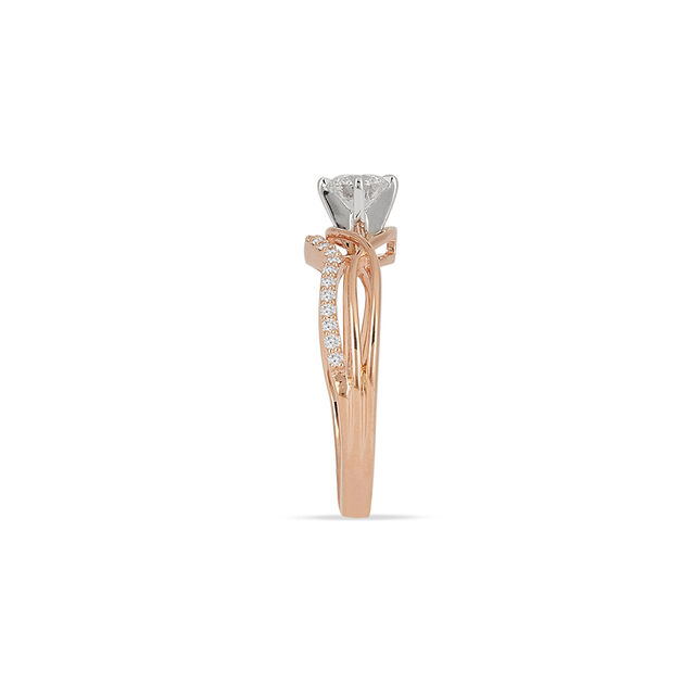 Tanishq 18KT Diamond Finger Ring for Women 4