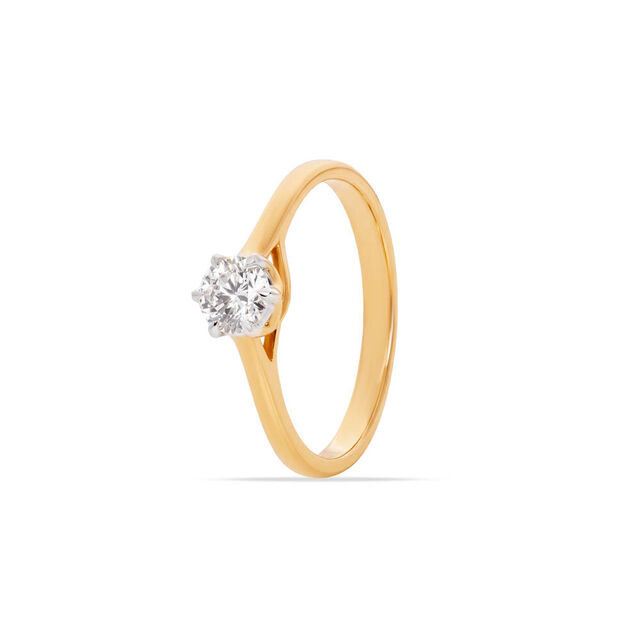 Tanishq 18KT Diamond Finger Ring 2