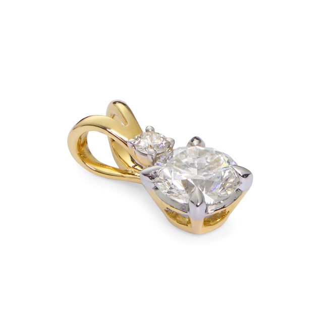 Tanishq 18KT Diamond Pendant 2