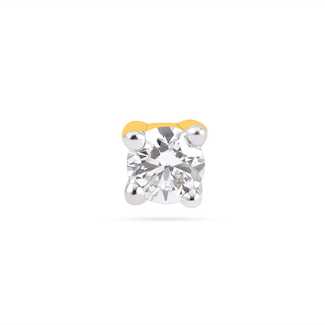 Elegant Gold Diamond Nose Pin 