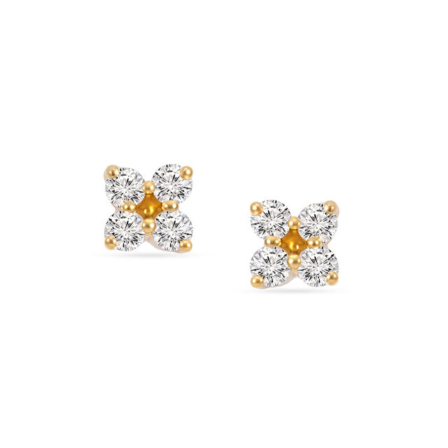 Tanishq 18KT Diamond Earrings for Women 