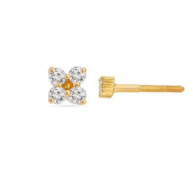 Tanishq 18KT Diamond Earrings for Women 4
