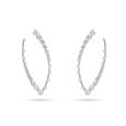 Dual Harmony Diamond Hoop Earrings 