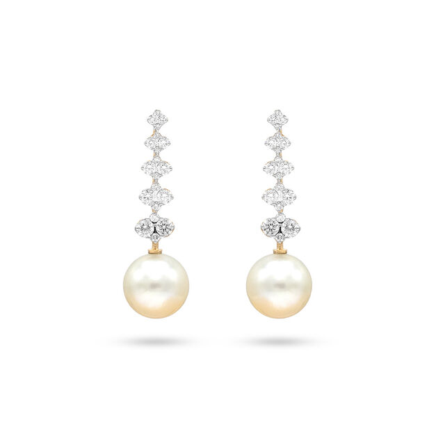 Muse Pearl & Diamond Earrings 