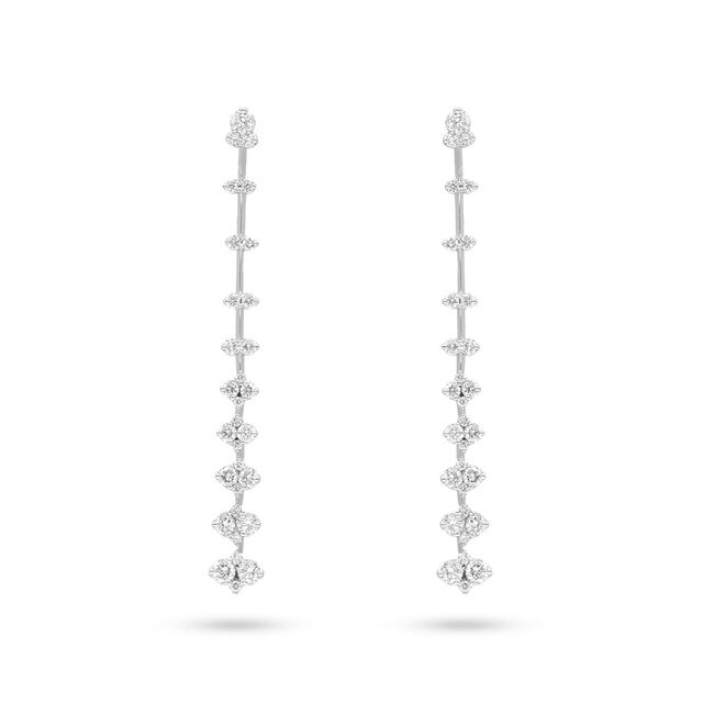 Harmony Diamond Drop Earrings 
