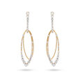 Asymmetric Diamond Earrings 