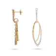 Asymmetric Diamond Earrings 2