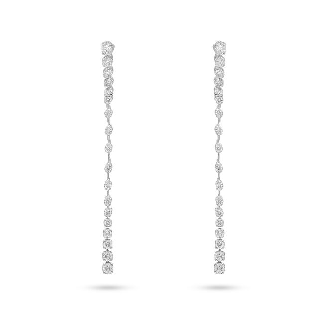 Whimsical Diamond Drop Earrings 2
