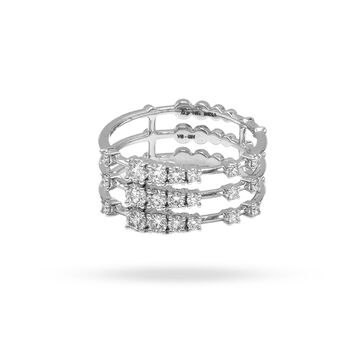 Symmetric Diamond Elegance Band
