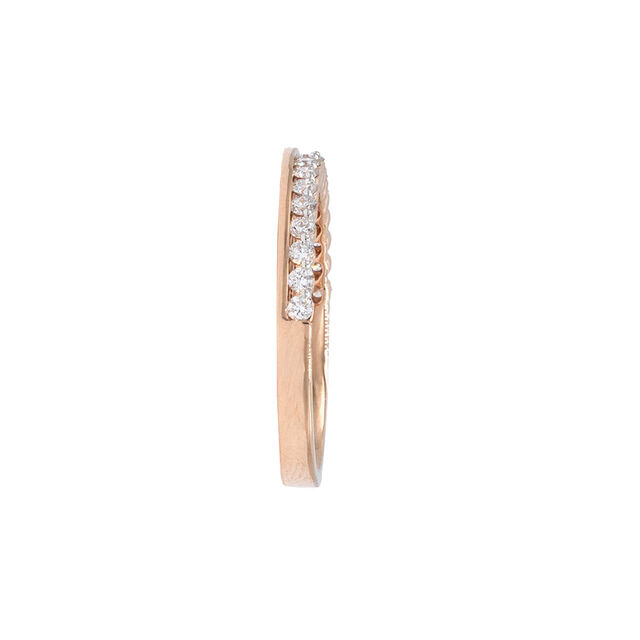 Rose-Gold Diamond Harmony Ring