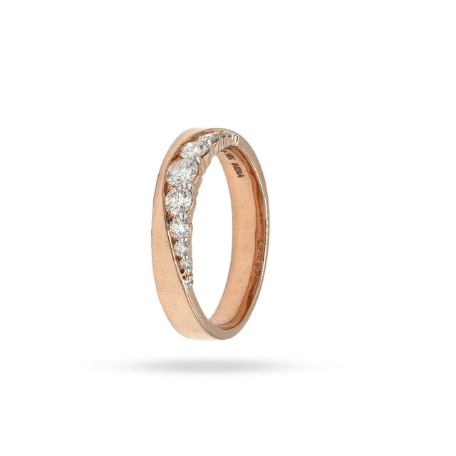 Radiant Curve Diamond Band