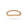 Sculpted Rose Gold Band 