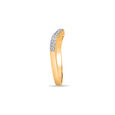 Gold Radiance Contour Band 