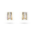 Diamond Line Huggie Earring 