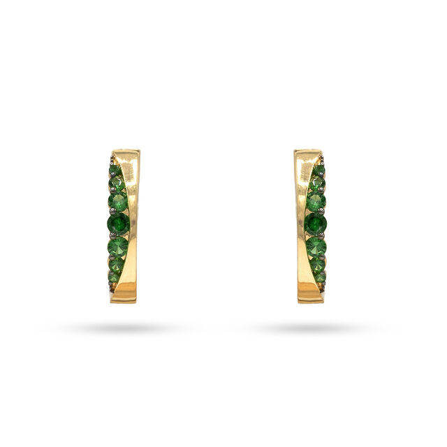 Enchanting Oval Hoop Earrings 2