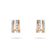 Seamless Illusion Diamond Huggie 