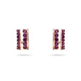 Contemporary Dual-Band Earrings 