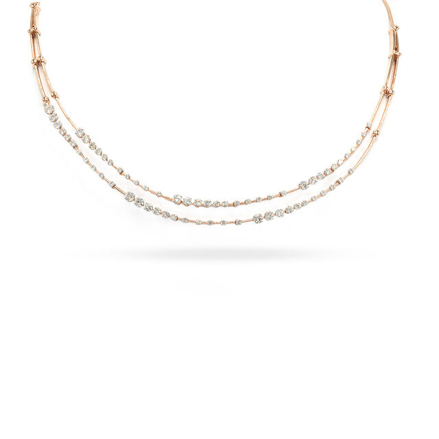 Dual Layer Diamond Pendant 